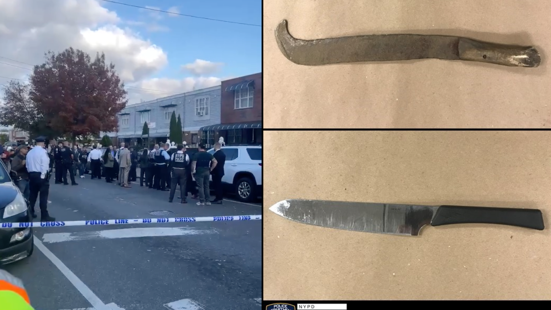 Man with machete shot by cops in Brooklyn after 'nasty assault' on mental health worker
