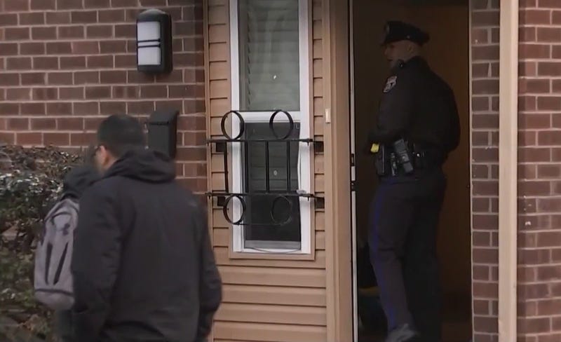 Police investigate the scene of a shooting they say left a 17-year-old dead Saturday in East Germantown.