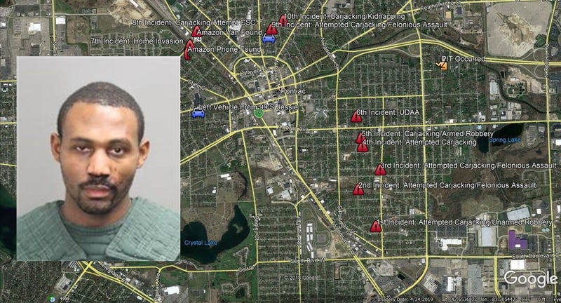 pontiac crime spree