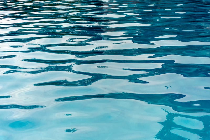 Texture and ripple of pool water surface