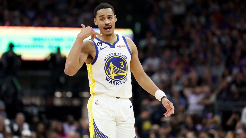 Jordan Poole's funny reaction to question about Draymond Green