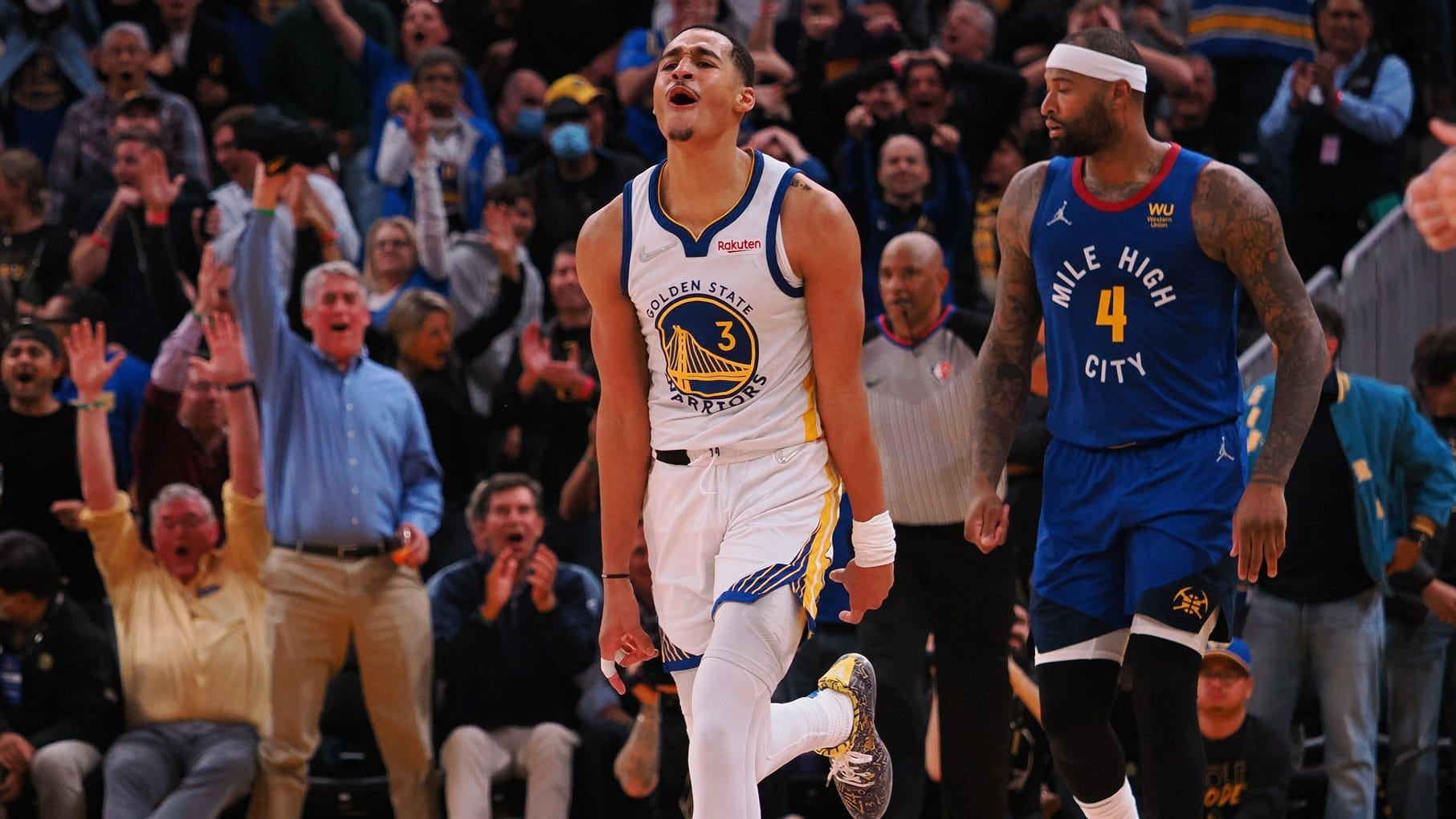Zaza Pachulia discusses Jordan Poole, Chase Center playoff vibes