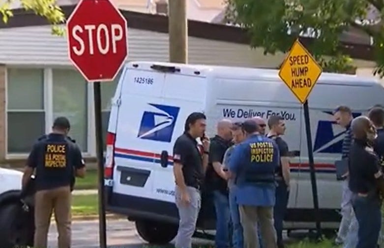 detectives and agents at the shooting scene