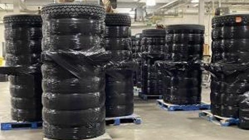 Border agents in Detroit seize 3,175 pounds of marijuana, found hidden in shipment of tires from Canada