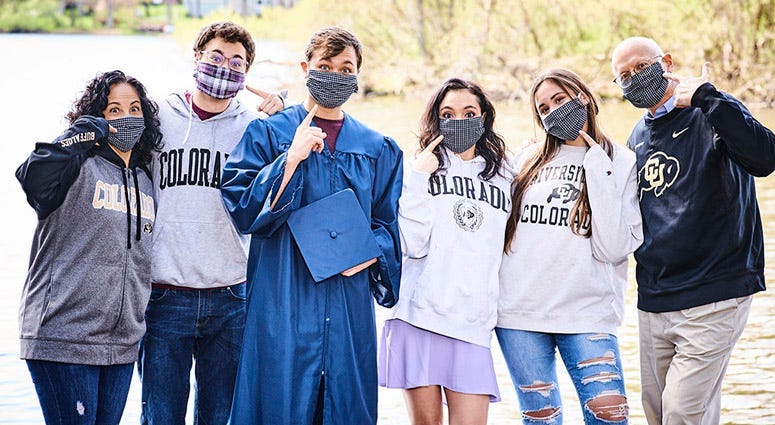 College grad portrait