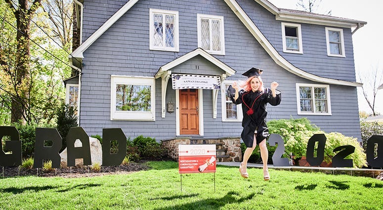 College grad portrait