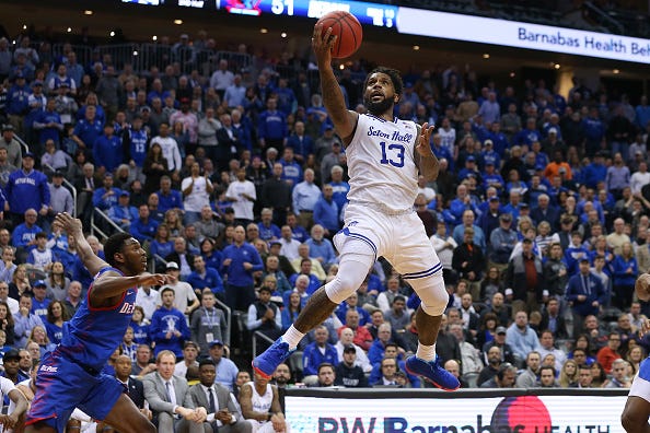 Seton Hall's Myles Powell lays it up