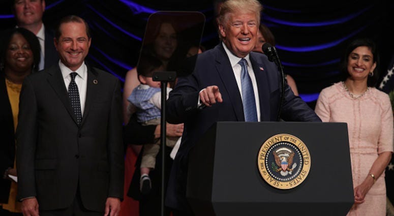 President Trump speaks in Washington D.C. on July 10, 2019