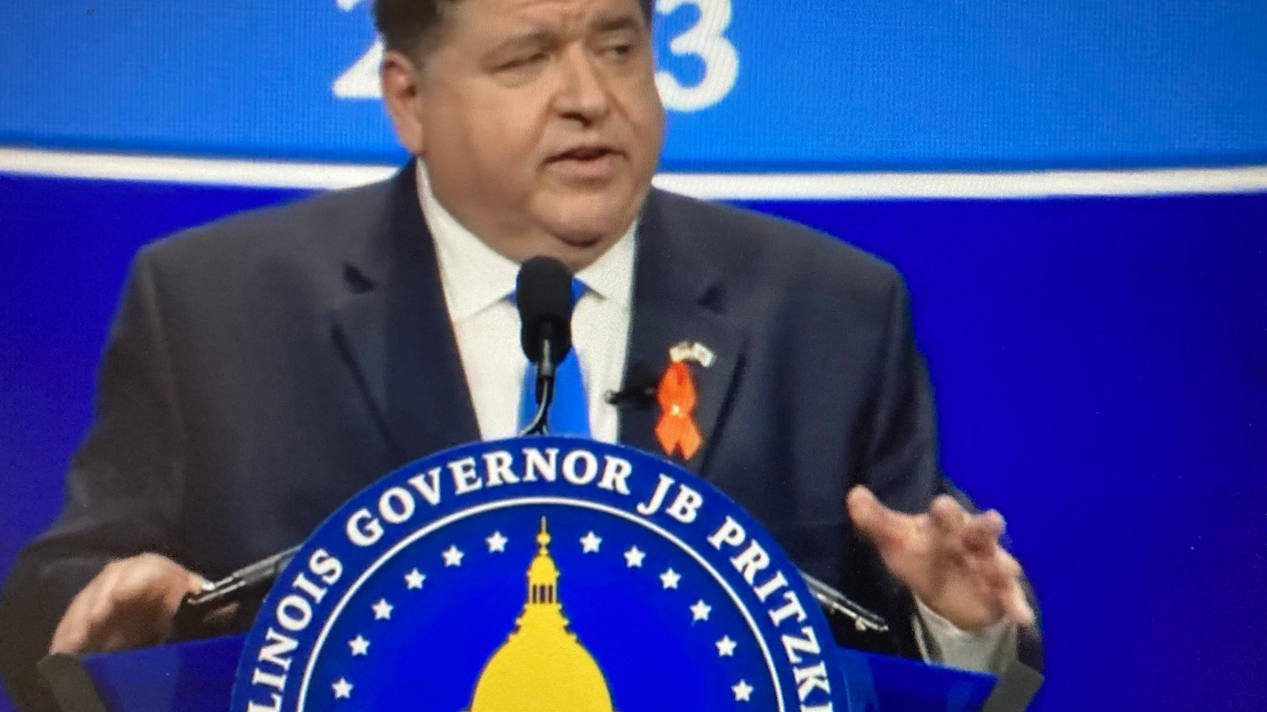 Pritzker promises free college tuition for working class as he takes second oath of office