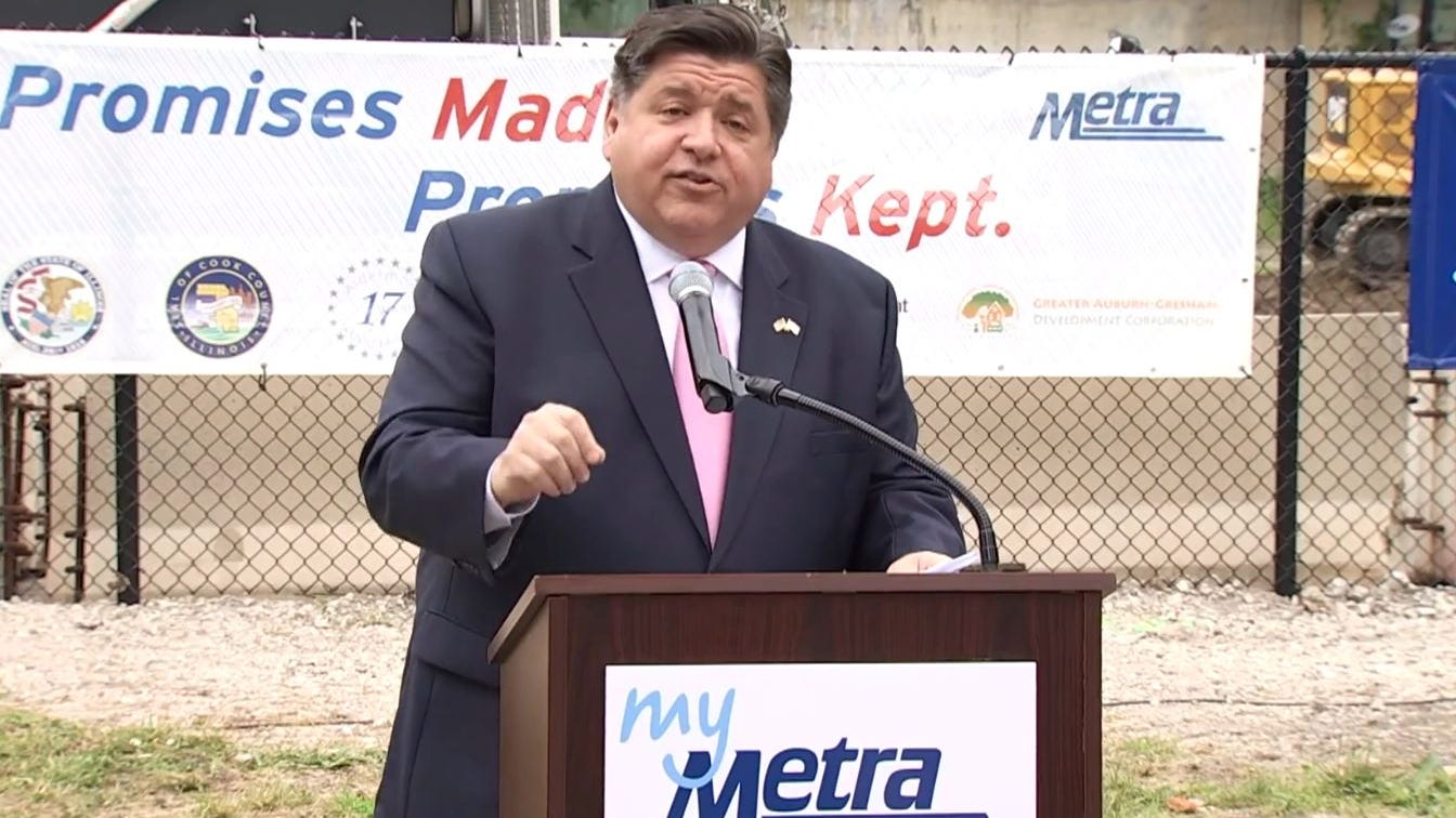 Metra crews break ground on new station in Chicago's Auburn Gresham neighborhood