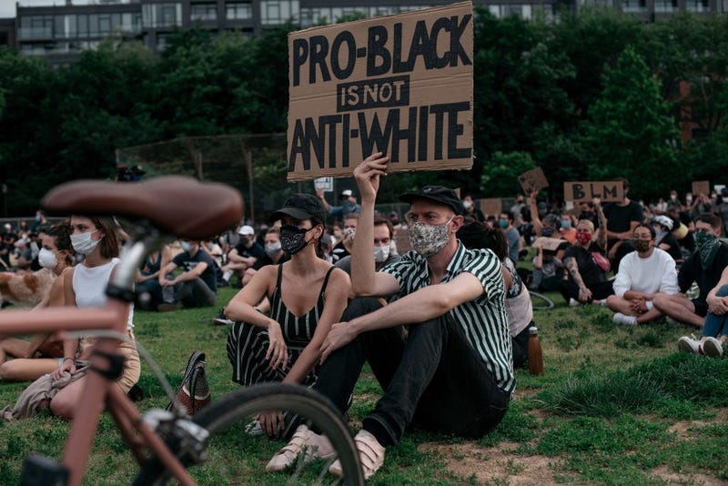 June 3rd Protest in McCarren Park in Brooklyn