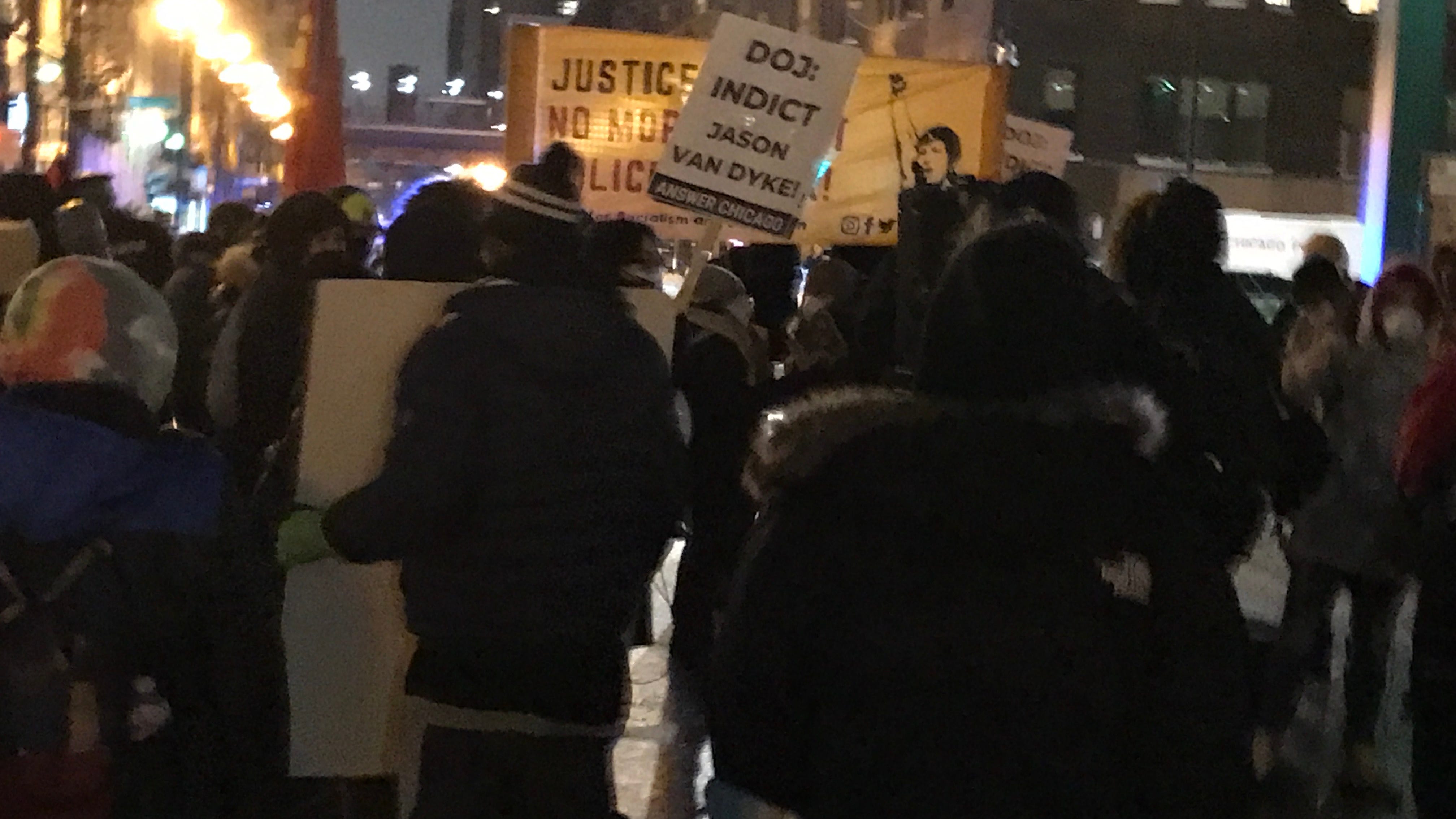 Demonstrators urge feds to punish Jason Van Dyke after ex-cop's early release from prison
