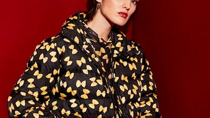 Everybody's dishing on the – not cheap – 'Pasta Puffer' jacket