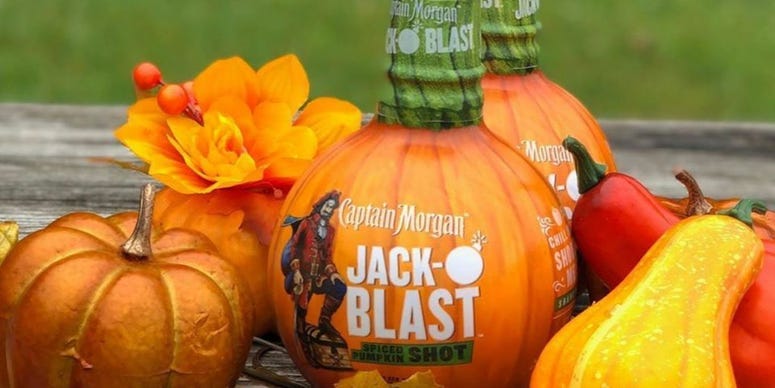 Captain Morgan, pumpkin spiced rum