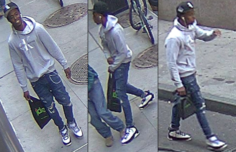 Police are searching for a suspect who they believe punched a 60-year-old man in the face at random on a street in the Financial District on the morning of Nov. 10