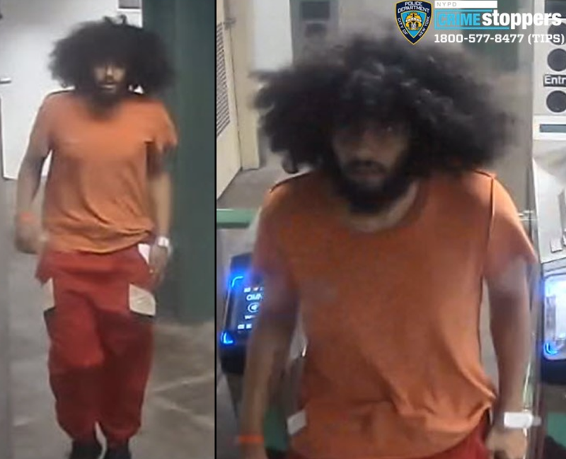 Police released images Wednesday of the suspect in Monday's subway attack in Williamsburg