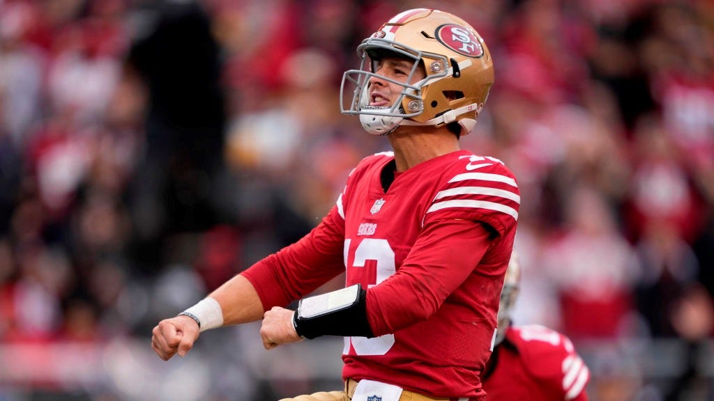 Brock Purdy outclasses Tom Brady as 49ers rout Bucs in Santa Clara