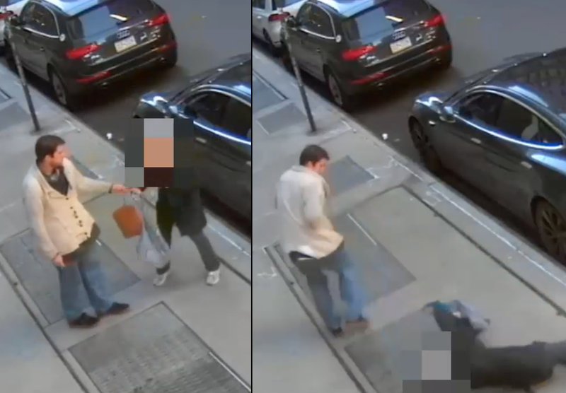 Police released video Tuesday showing Sunday's robbery in Tribeca