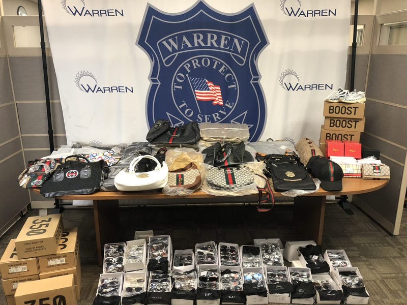 counterfeit goods sold at Warren flea market