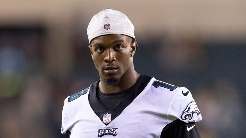 Quez Watkins of the Philadelphia Eagles