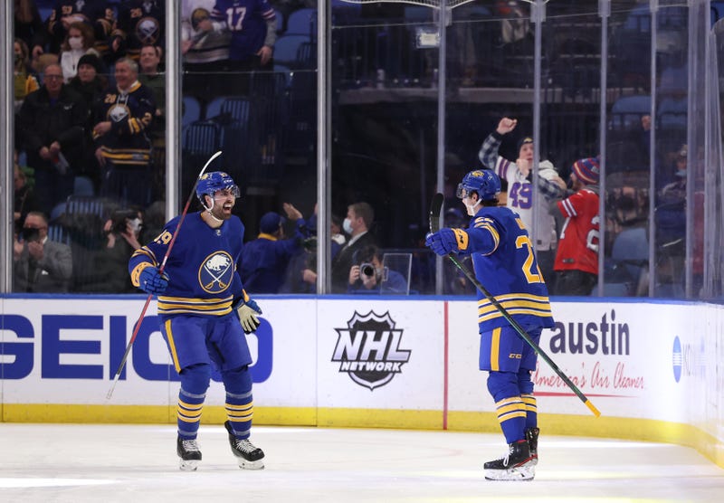 Alex Tuch and Jack Quinn