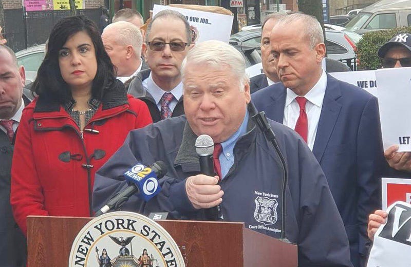 New York State Court Officers Association President Dennis Quirk