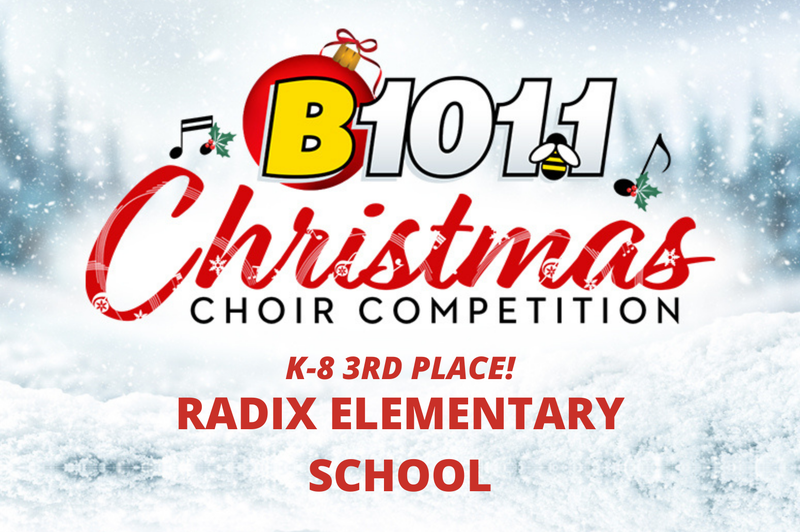 K-8 Christmas Choir 3rd Place: Radix Elementary School