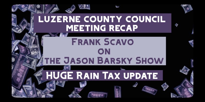 Rain Tax Update With Frank Scavo