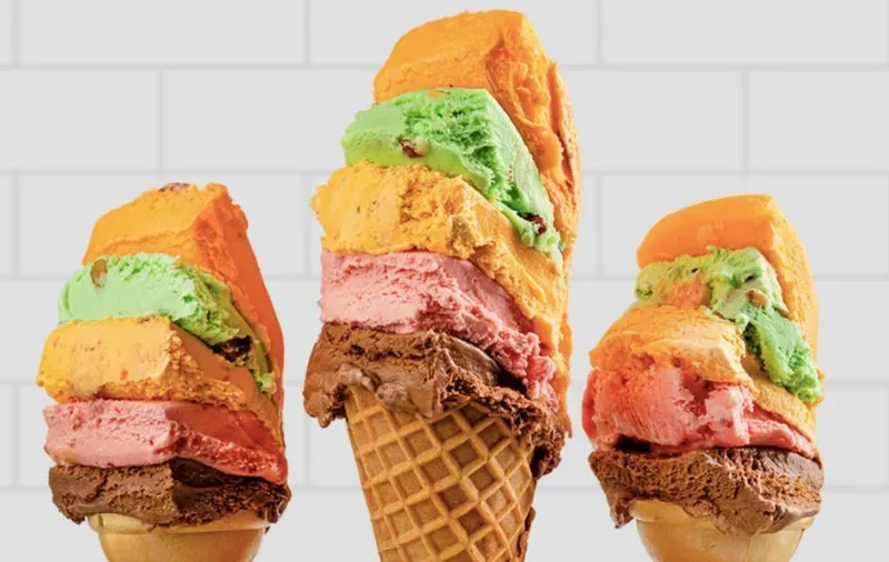 Rainbow Cones