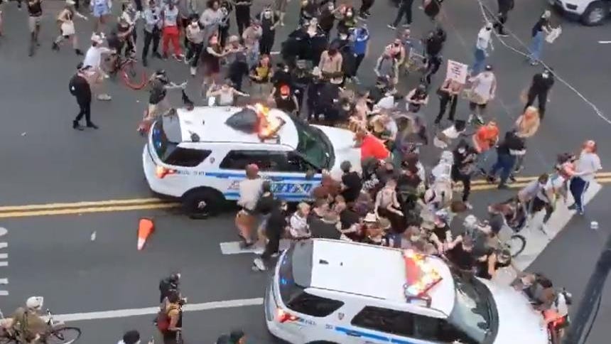 NYPD civilian oversight board says cops who rammed protesters with vehicles should be disciplined