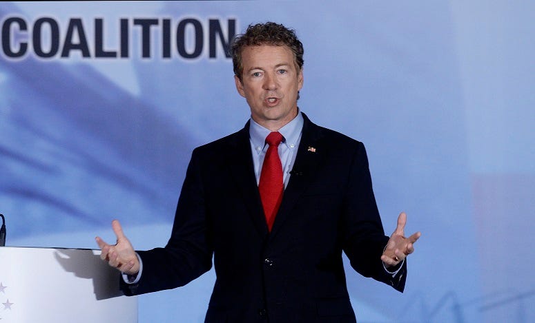 Rand Paul wants to give Iraq and Afghanistan veterans a $2,500 