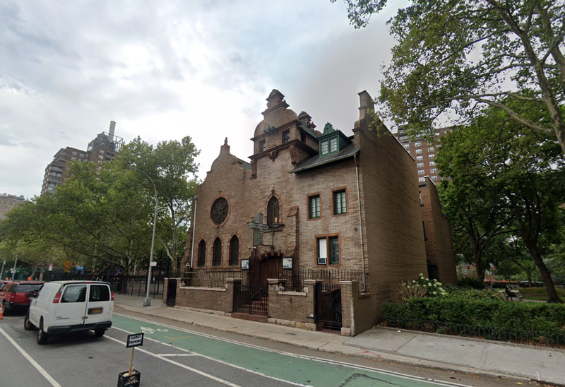 The woman said she was raped by a man in a courtyard at 350 West 26th St