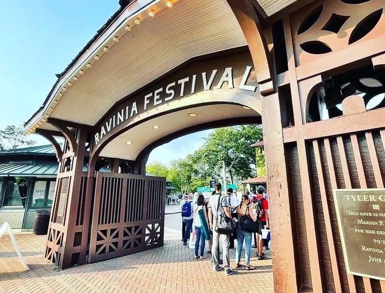 Ravinia Festival entrance