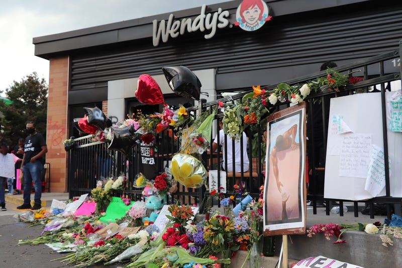 Rayshard Brooks Memorial at Wendy's