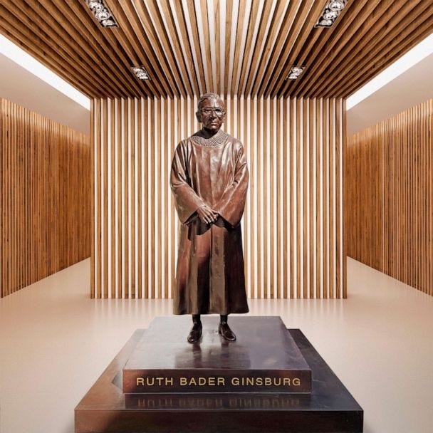 Ruth Bader Ginsburg statue