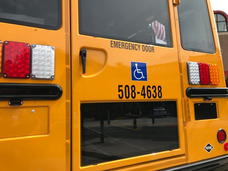 Rear Door of Bus - Emily Gill