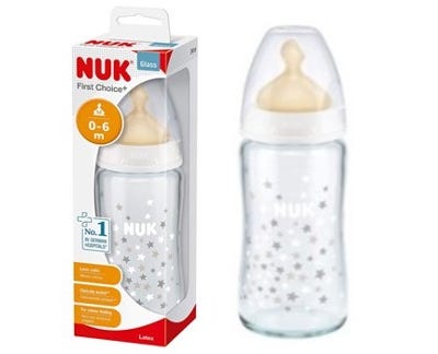 recalled NUK glass bottles