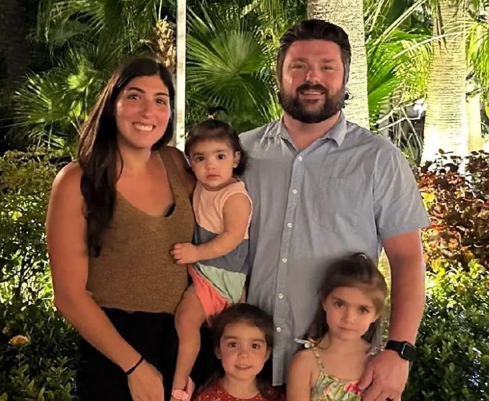 Brad Reckling and family.