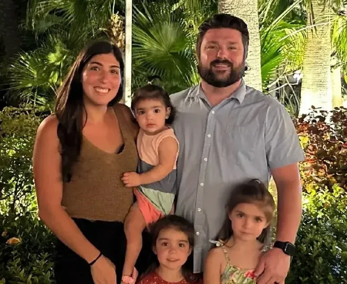 Brad Reckling and family