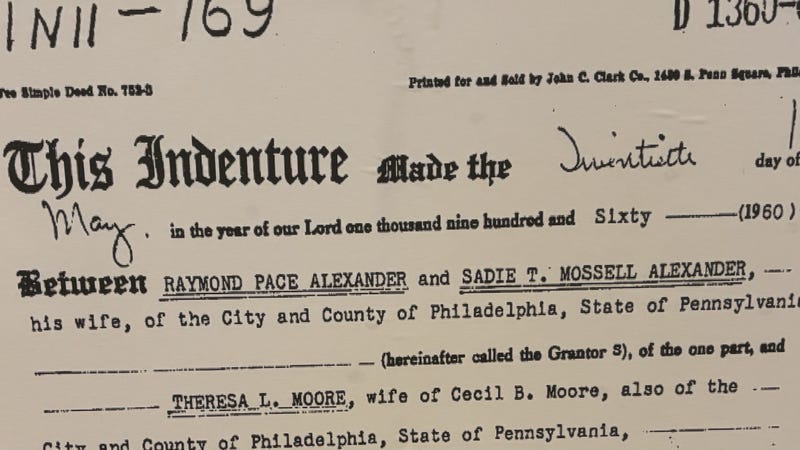 Records from the Philadelphia archives