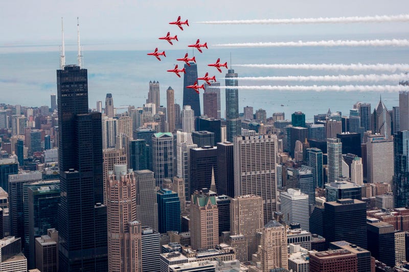 Red Arrows in Chicago