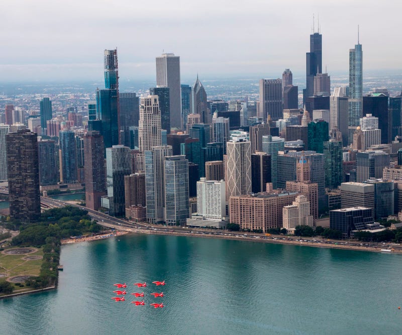 Red Arrows in Chicago
