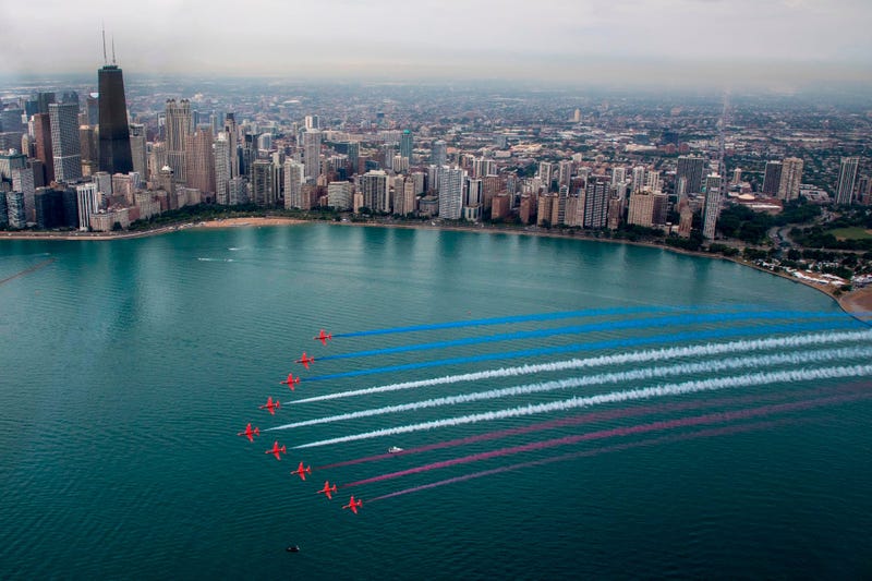 Red Arrows in Chicago