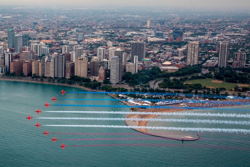 Red Arrows in Chicago