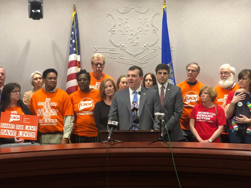 Judiciary Committee Co-chair Steve Stafstrom speaks at the Legislative Office Building
