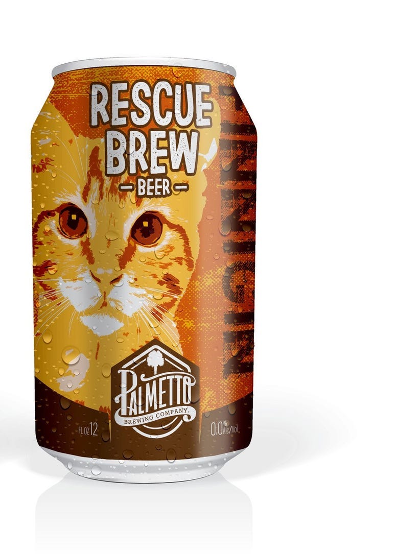 Palmetto Brew - Rescue Brew Beer Can