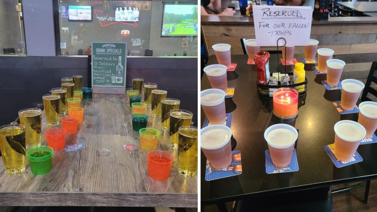 PHOTOS: St. Louis area restaurants 'reserve' tables for US soldiers killed in Kabul attack