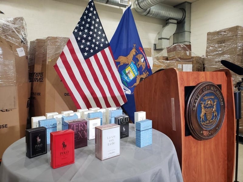 Counterfeit cologne and perfume confiscated by AG