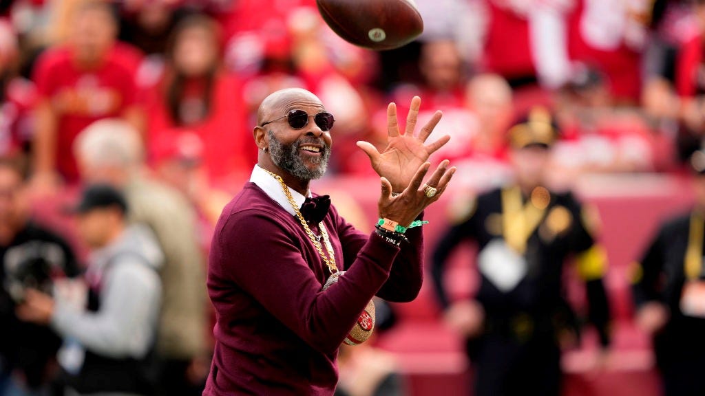 Jerry Rice would love to catch passes from Brock Purdy