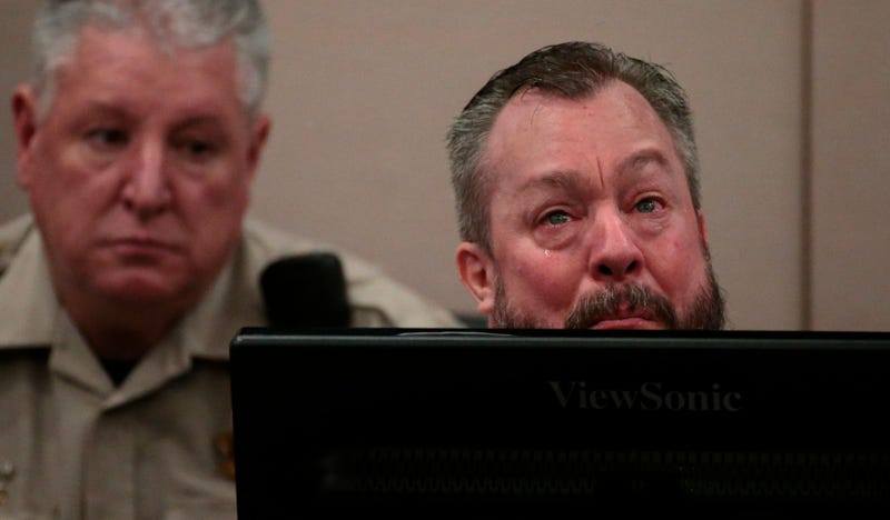 richard emery on the stand with tears in his eyes